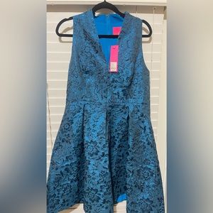 Lilly Pulitzer blooming brocade dress